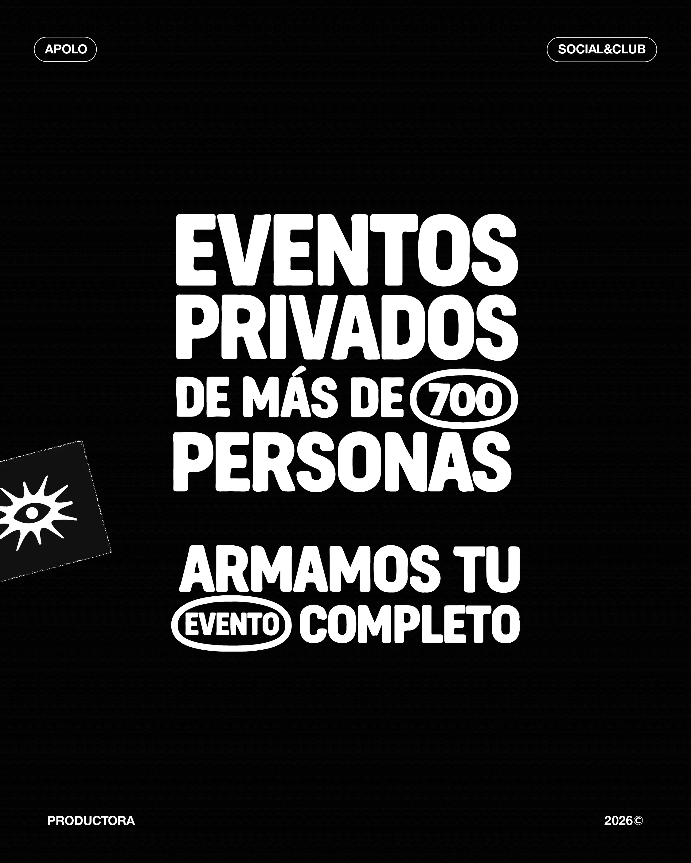 Fiesta temática organizada por Apolo Social Club en Córdoba